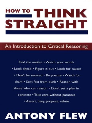 cover image of How to Think Straight